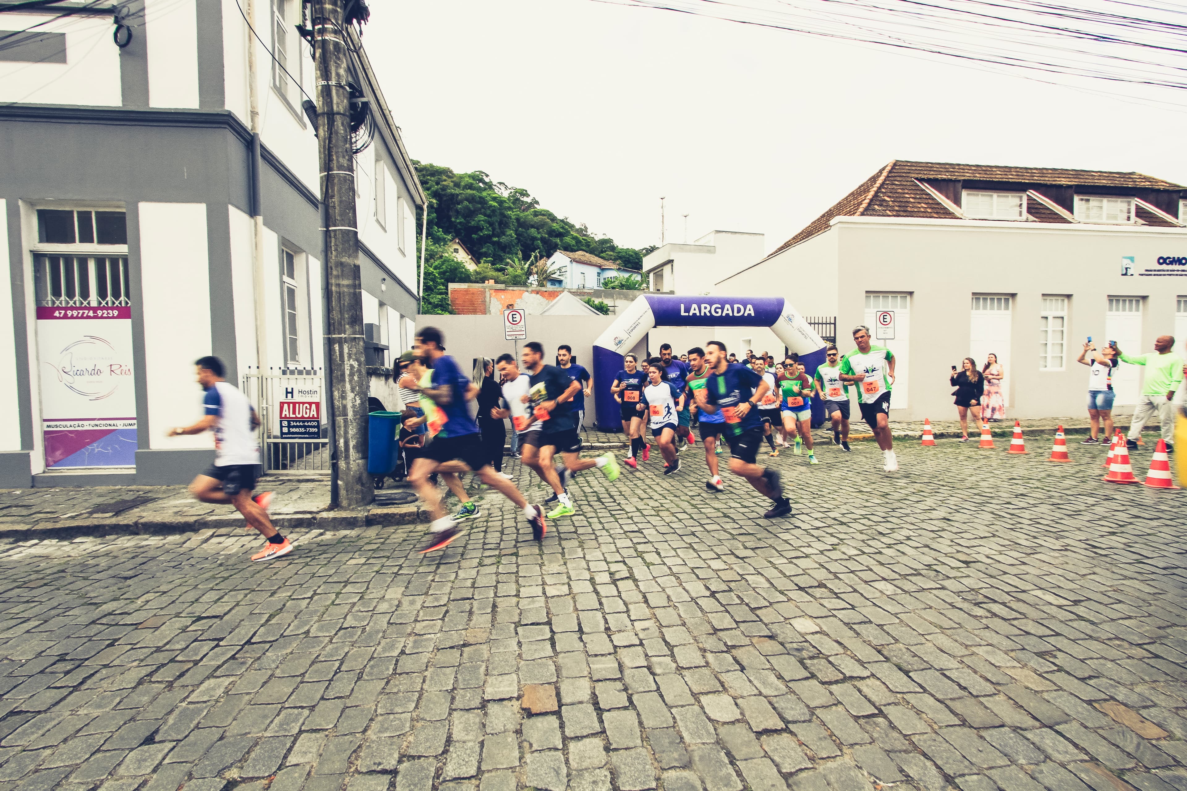 Participantes da corrida